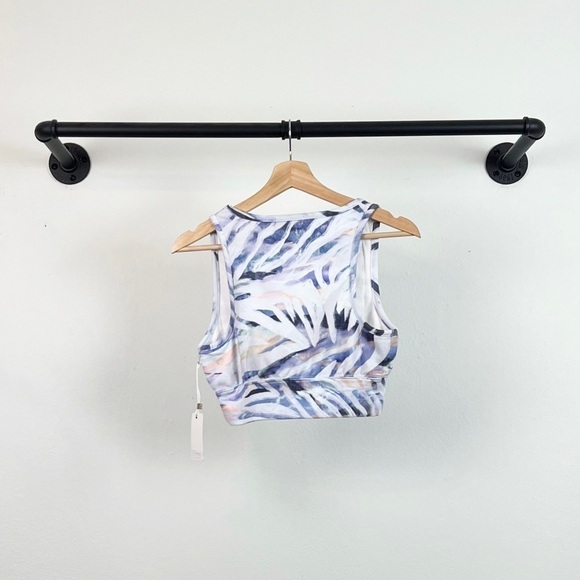 NWT PJ Salvage Peachy Party Printed Bralette Crop Tank Top - Picture 5 of 6